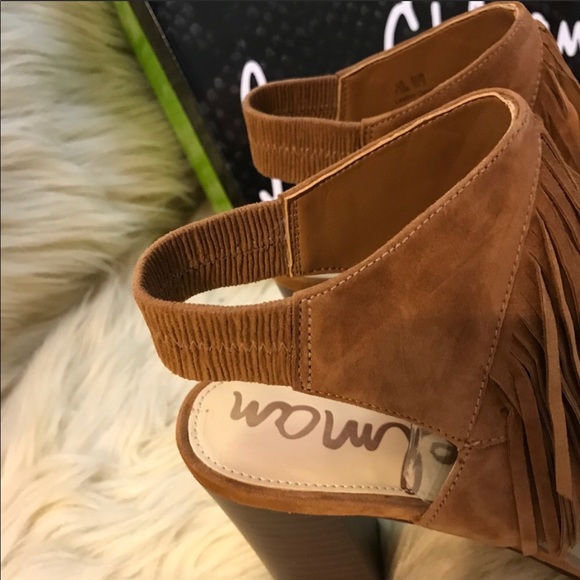 ANTHROPOLOGIE Sam Edelman fringe suede sandal - Picture 3 of 7